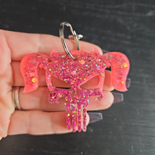 Load image into Gallery viewer, Girl Punisher Keychain
