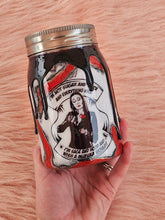 Load image into Gallery viewer, Morticia Mason Jar Tumbler
