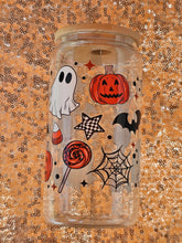 Load image into Gallery viewer, Sweet Halloween Glass Can
