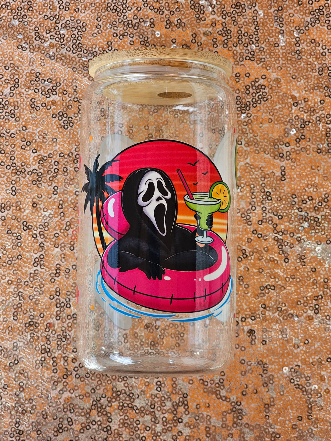 Ghostface Beach Glass Can