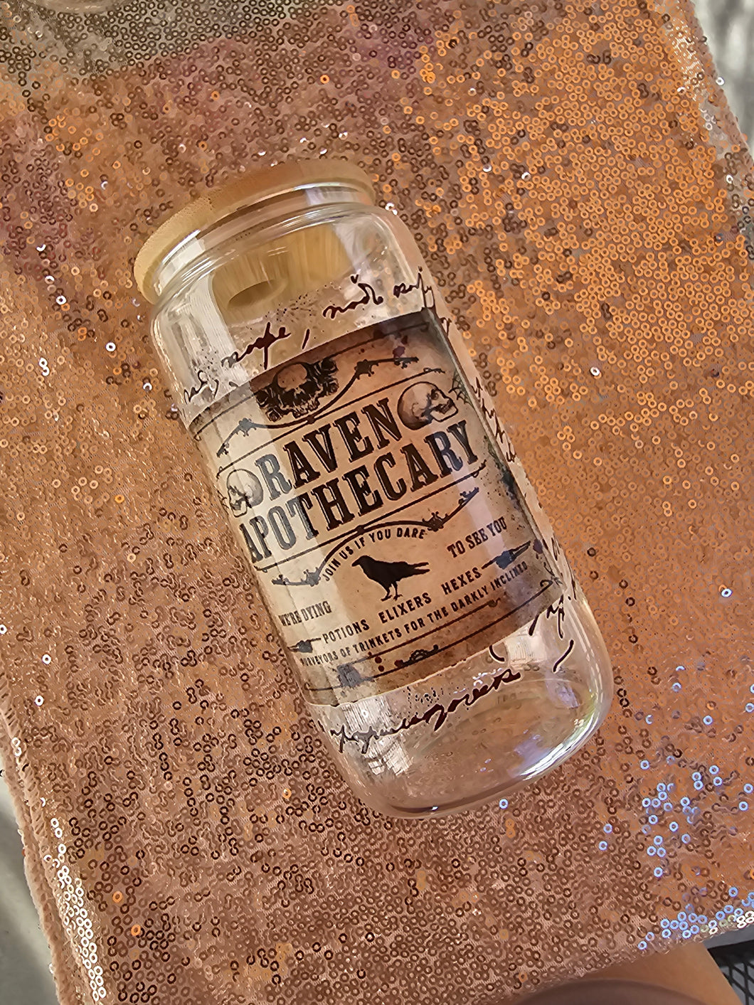 Apothecary Glass Can