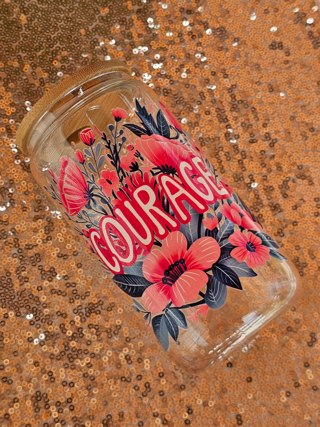 Courage Glass Can