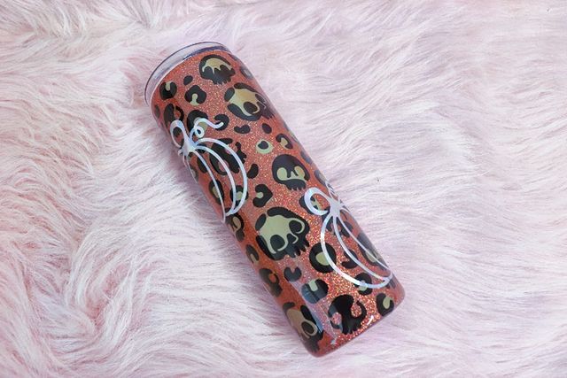 Pumpkin Leopard Tumbler