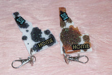 Load image into Gallery viewer, Cowhide Idaho Keychain
